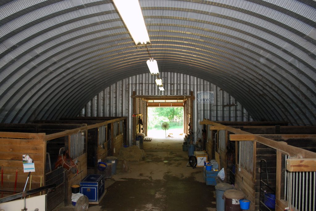 Steel Quonset Horse Barns in PA